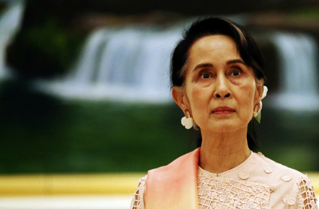 Activista de Derechos humanos, Aung San Suu Kyi.
