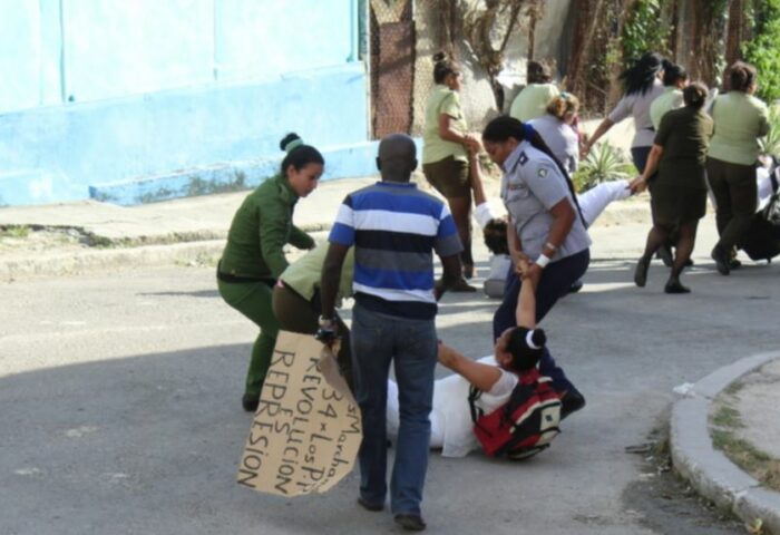 Represión a mujeres disidentes en Cuba.