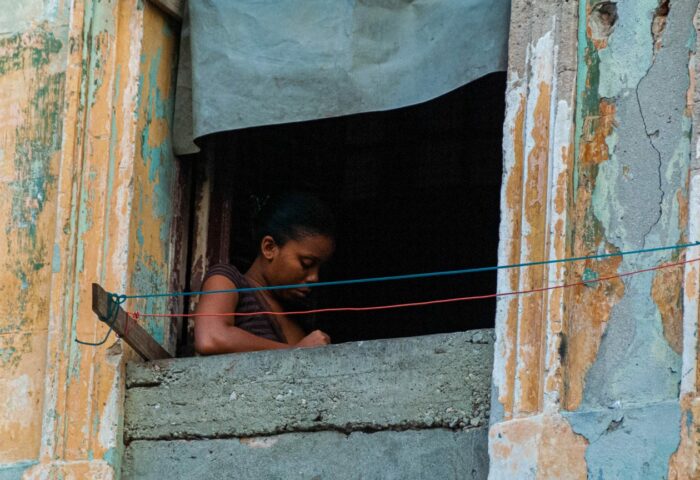 vista de una mujer cubana