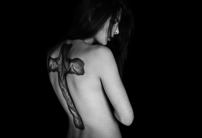 Mujer tatuada