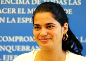 La prisionera política cubana Sissi Abascal.