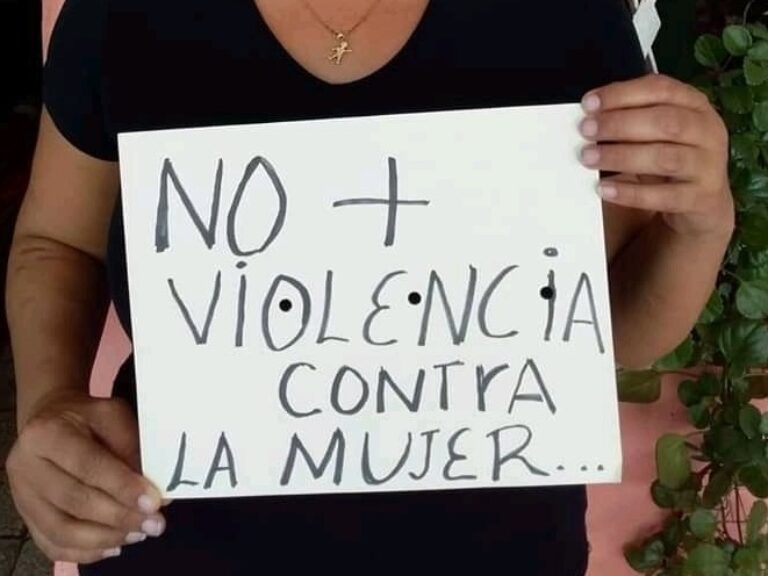 No más violencia contra la mujer.