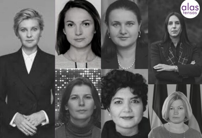 Siete influyentes mujeres ucranianas que rechazan la invasión rusa.