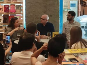 Presentación del libro "Uranio empobrecido" de Katherine Bisquet en Madrid. Foto Árbol Invertido