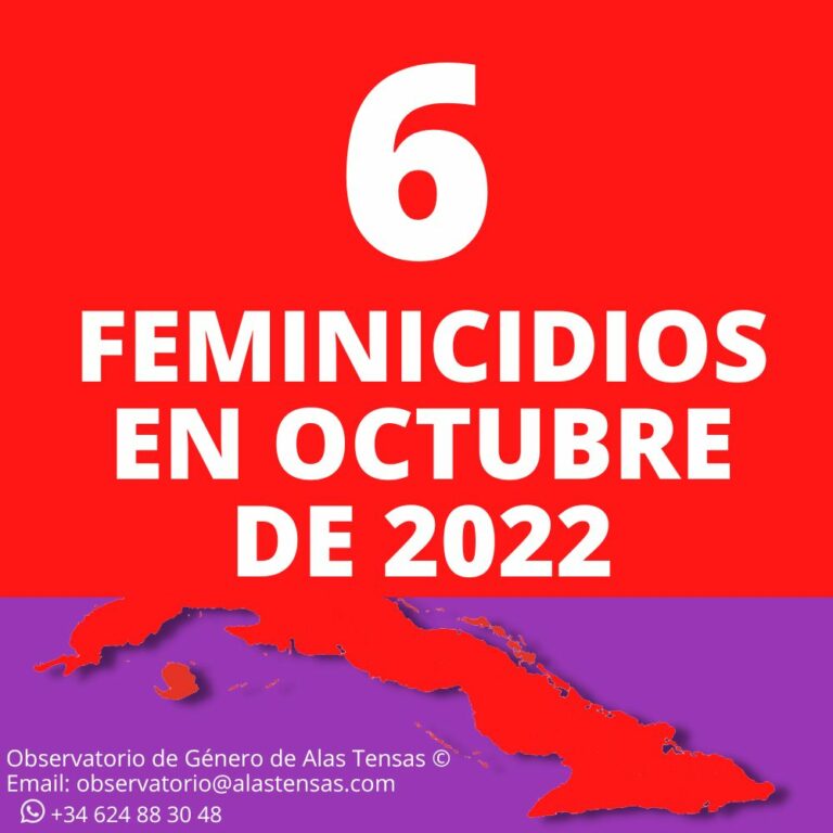 Feminicidio en Cuba- contador de Alas Tensas