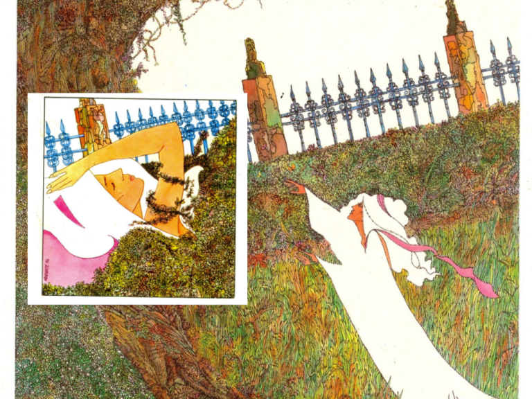 "Jardín" (Ilustración a partir de las portadas de los libros "Jardín", de Dulce María Loynaz, y de Garrandés).