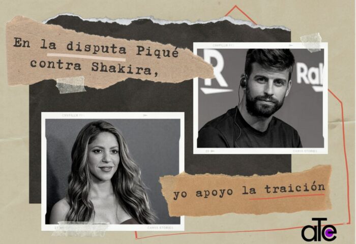 collage de Piqué con Shakira