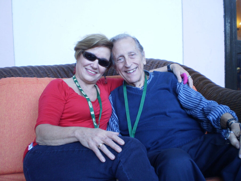 Con Enrique Pineda Barnet, director de "La bella del Alhambra"