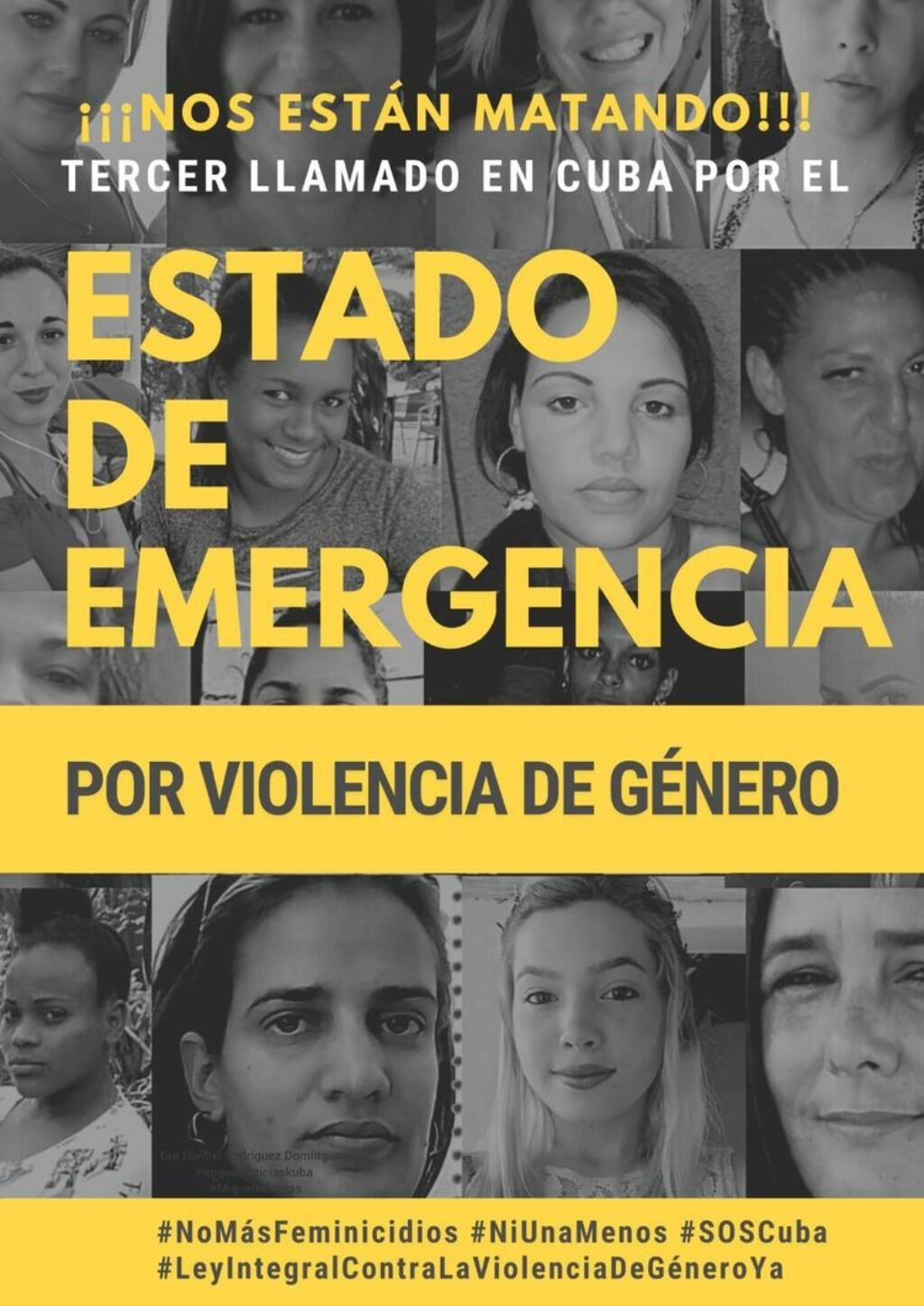 Llamado al Estado de Emergencia de organizaciones civiles cubanas por violencia de género.