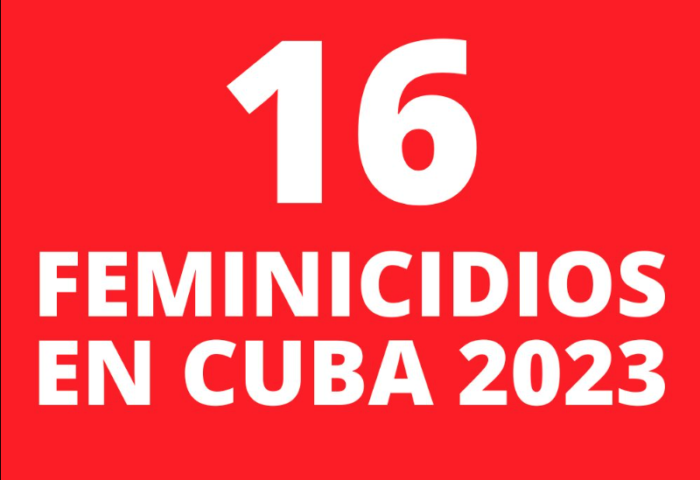 16 feminicidios en Cuba en 2023.