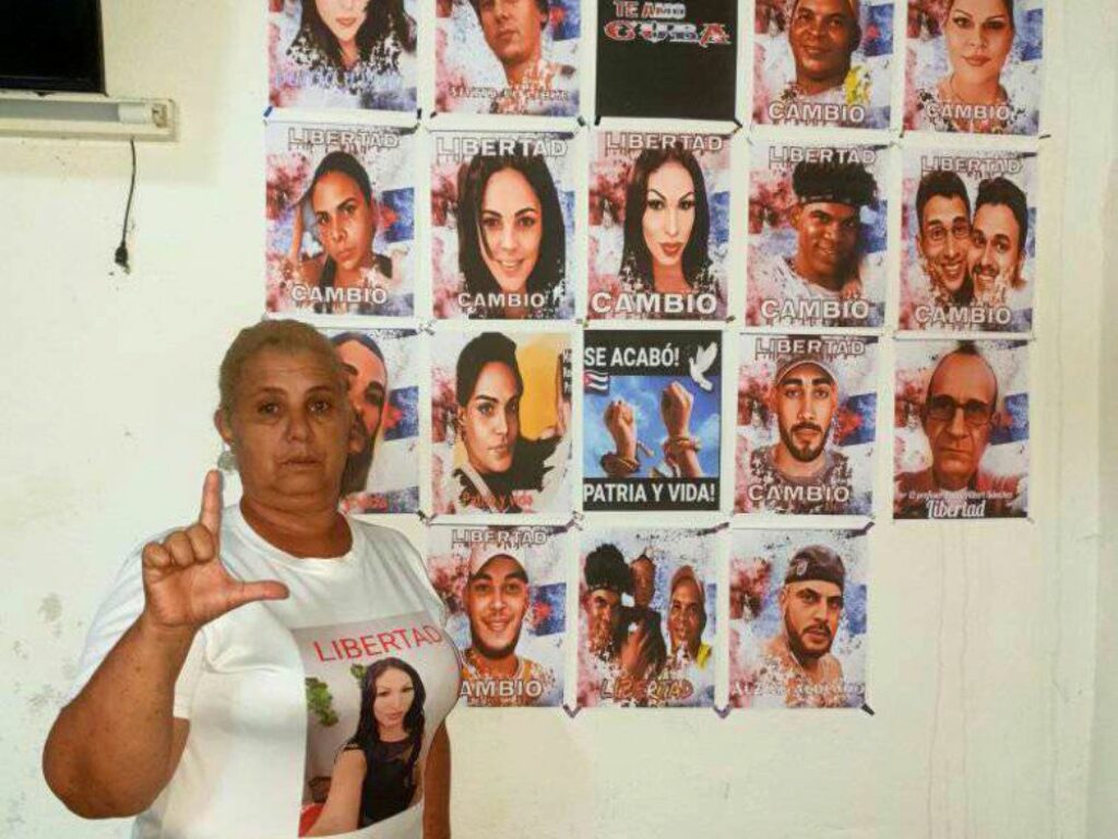 Ana Mary madre de presa política cubana