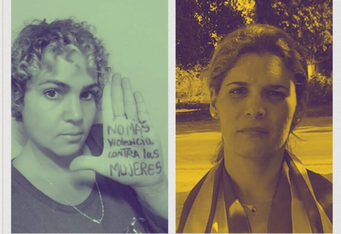 cristina Garrido y Sayli Navarro, activistas cubanas