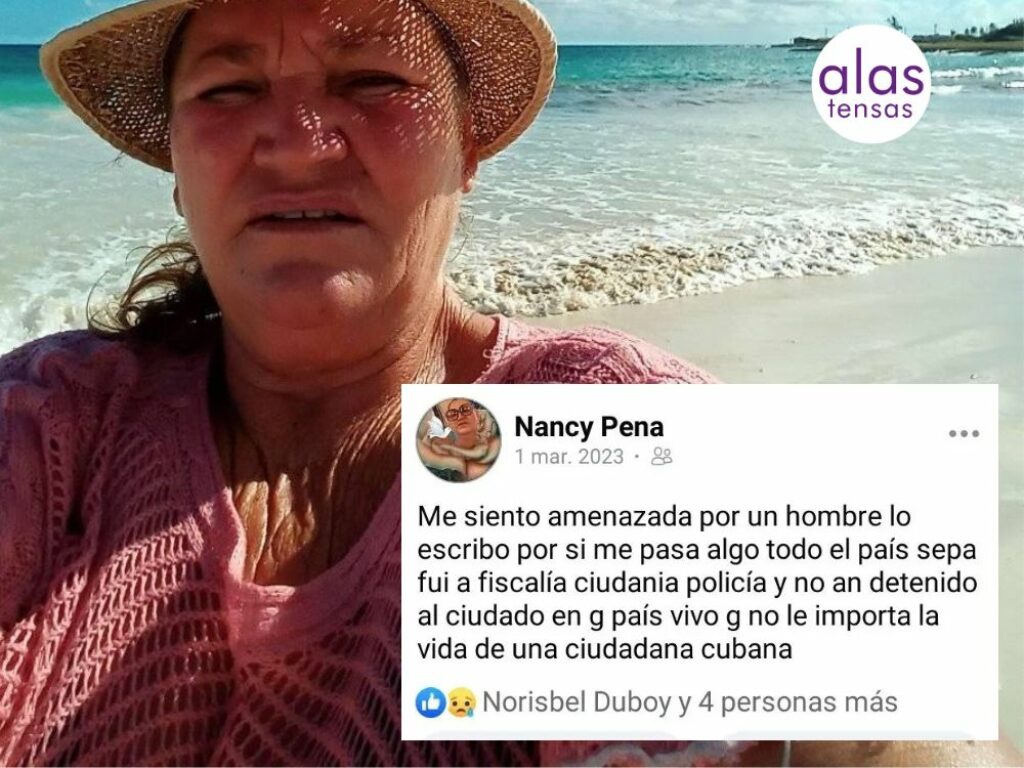 Post de Nancy Peña, víctima de feminicidio 