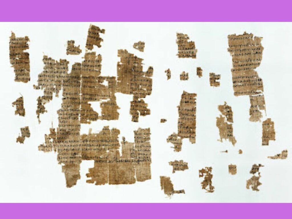 "Fragmentos de Safo", hallazgo del papiro de Colonia, 2004.