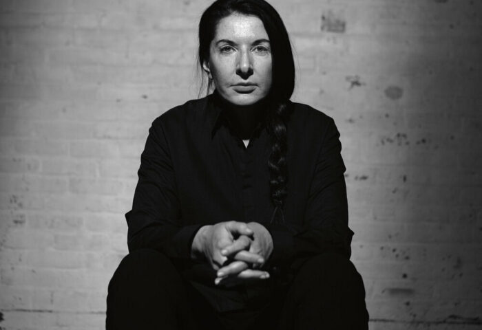 Retrato de la artista serbia Marina Abramovic.