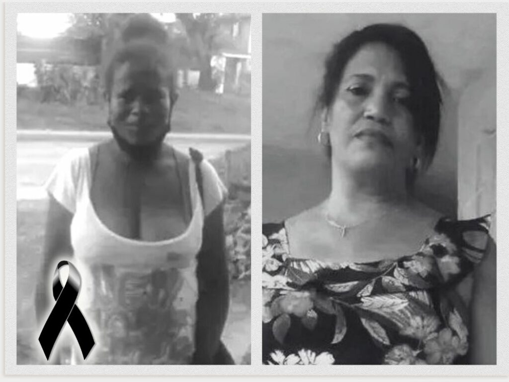 dos mujeres cubanas victimas de feminicidios