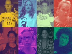 collage de madres de presos políticos cubanos