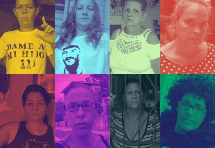 collage de madres de presos políticos cubanos