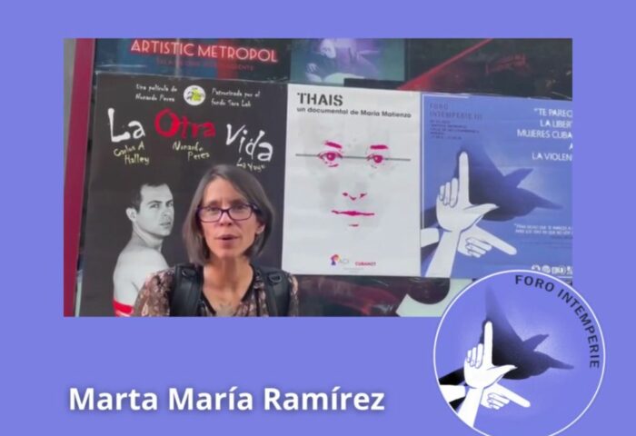 Marta María Ramírez en el Foro Intemperie