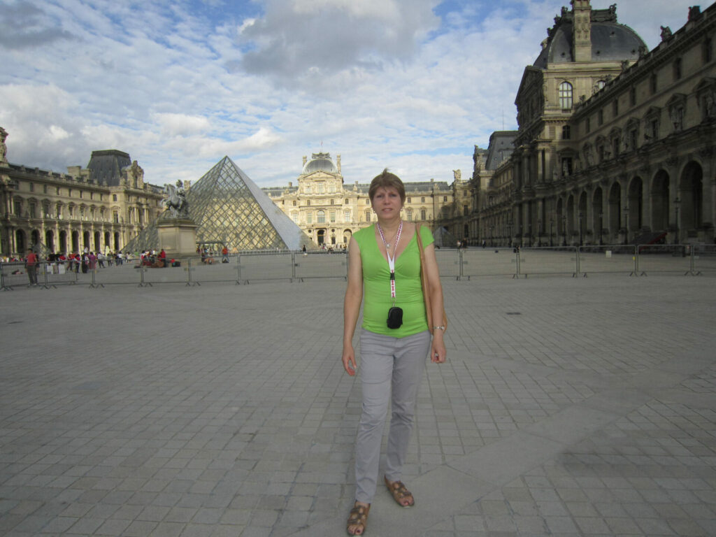 Lucía González, mujer transexual cubana que vive en Canadá, de visita en París.