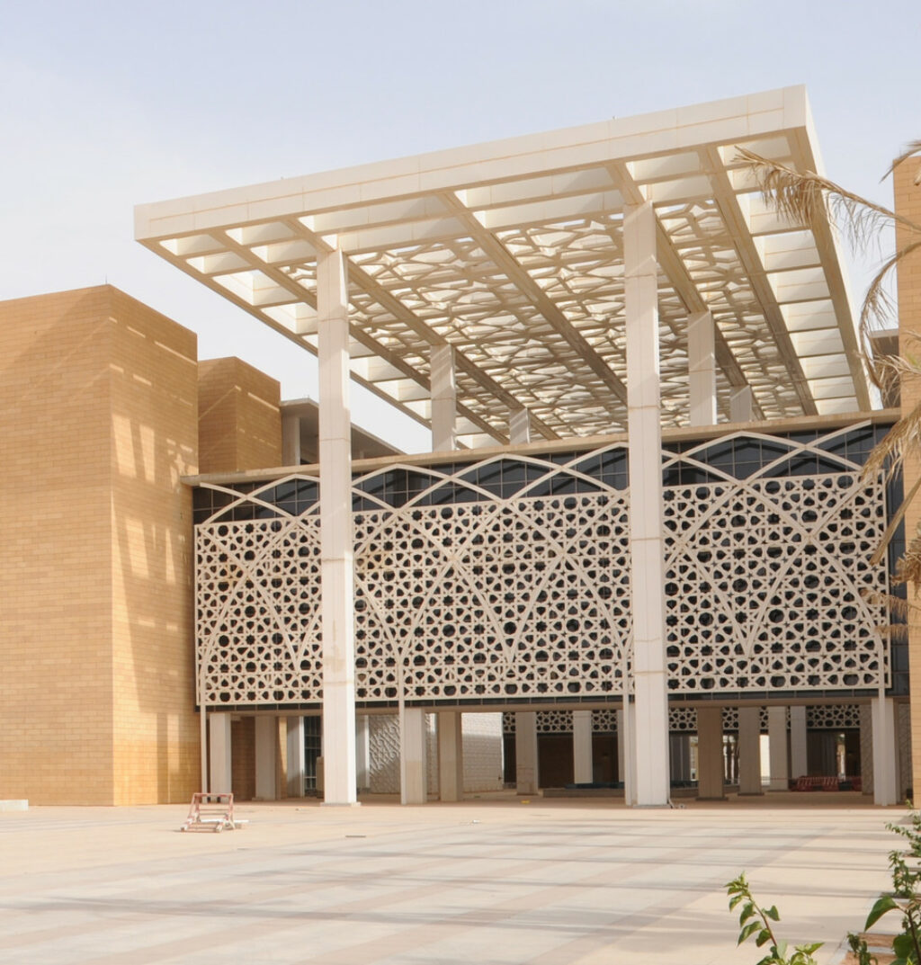 Detalle del Campus de la Universidad Princess Nora Bint Abdulrahman (PNU), de la arquitecta Allison Williams