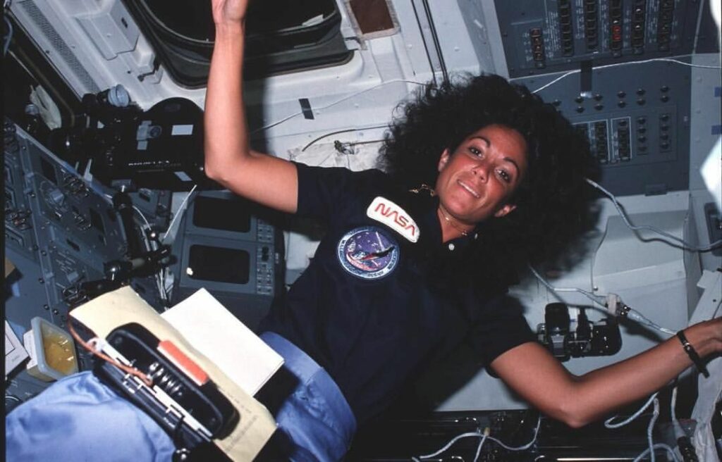 Judith Resnik, la segunda mujer estadounidense en el Espacio en 1986.