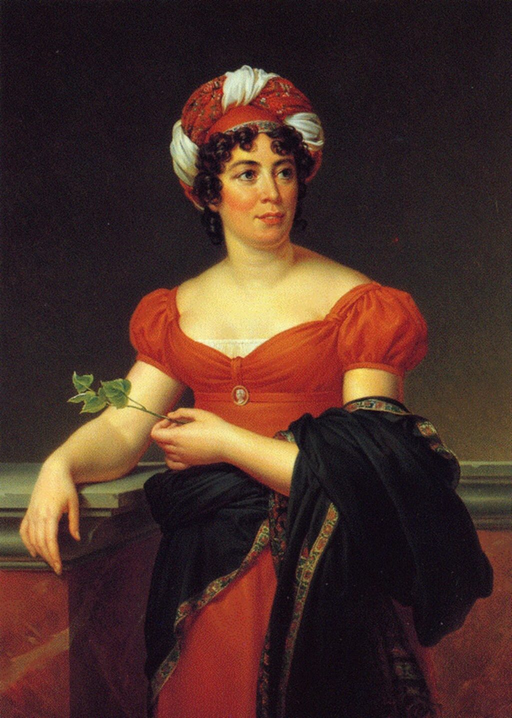 Retrato de la escritora Madame de Staël por François Gérard.