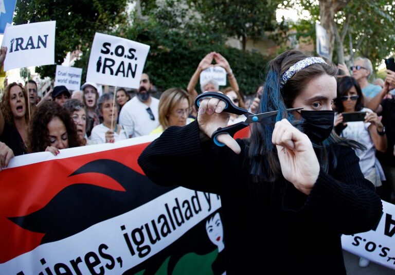Las mujeres de Irán en protesta por la imposición del hiyab.