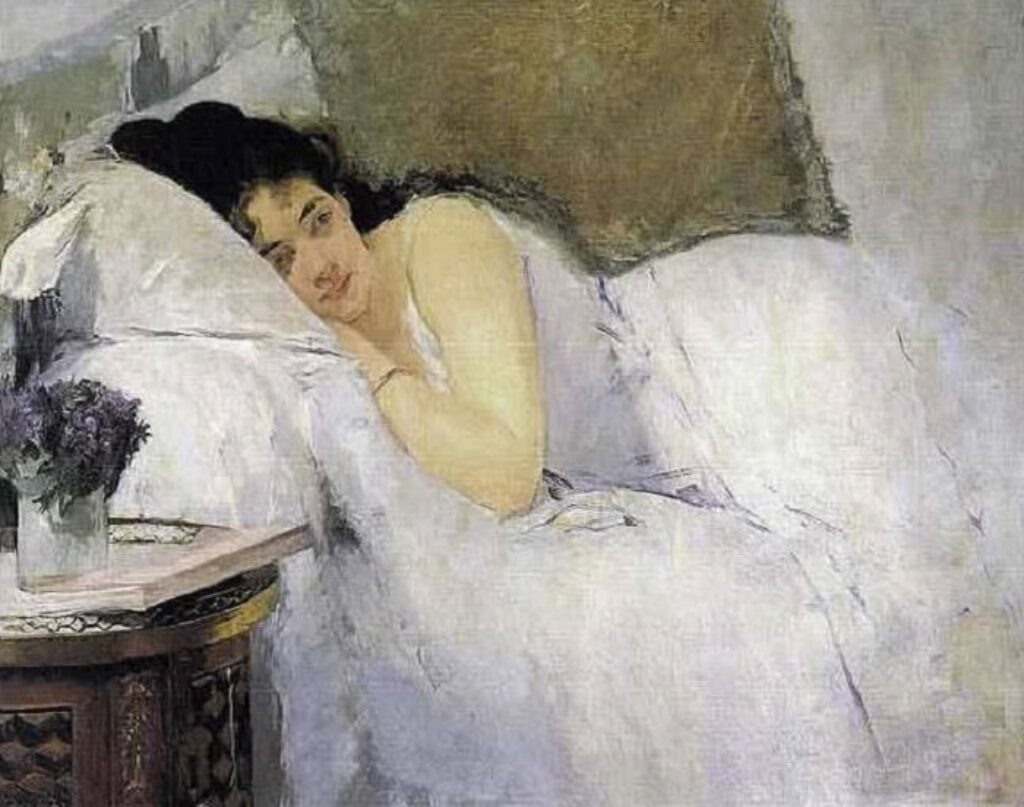 Despertar en la mañana, (1876). Eva Gonzalès impresionismo