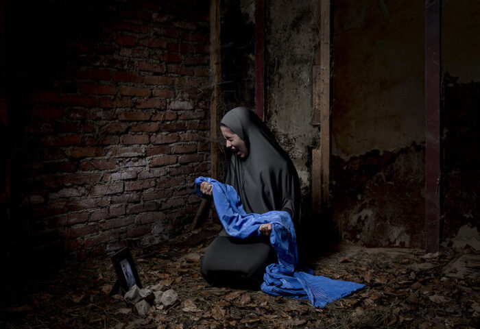 Pieza de la fotógrafa española Rebeca Alonso para 29 miradas, donde se llama la atención acerca de las mujeres afganas.