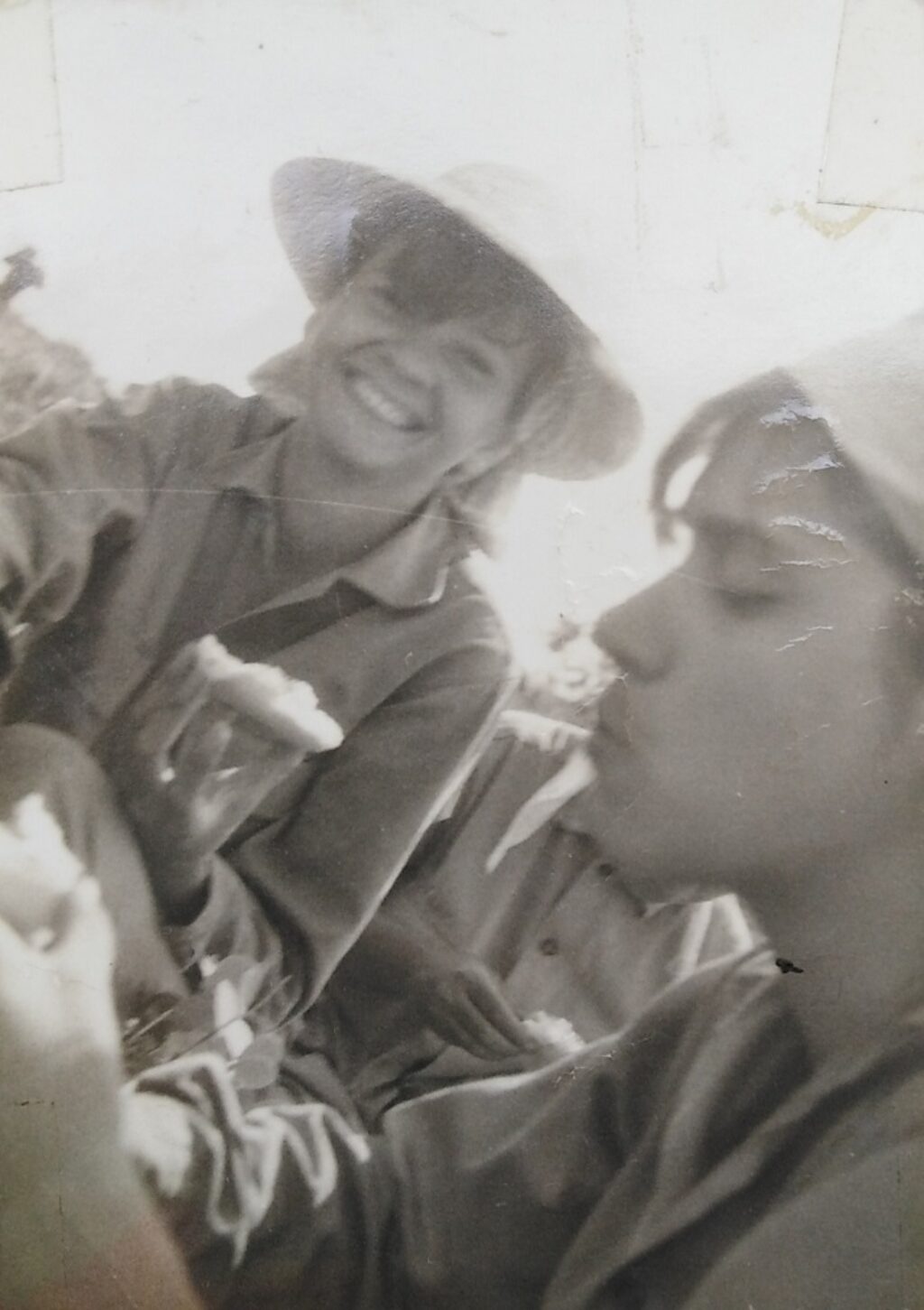 Trabajo voluntario en Banao, 1967. Foto: Cortesía de la entrevistada