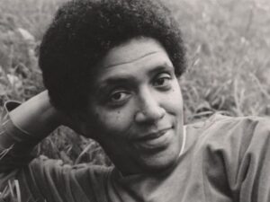 Audre Lorde en Berlín, 1984. Foto: Dagmar Schultz