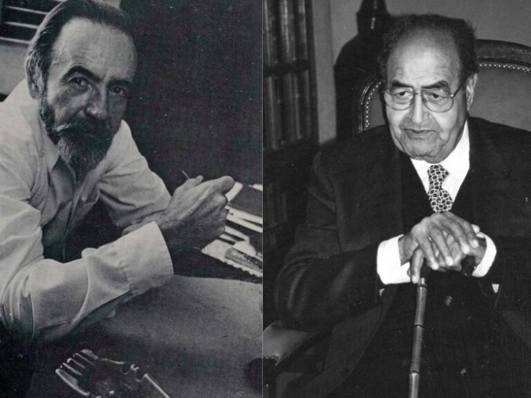 Los poetas cubanos Eliseo Diego y Gastón Baquero