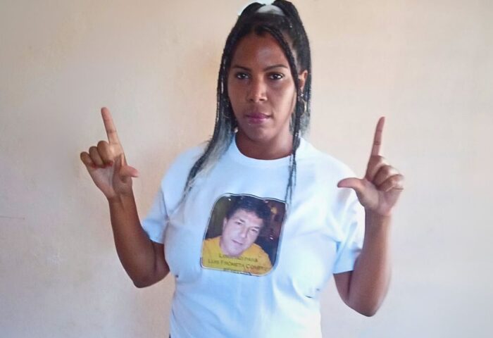 Brizaida Abad Igarzs esposa del preso político cubano Luis Frómeta Compte