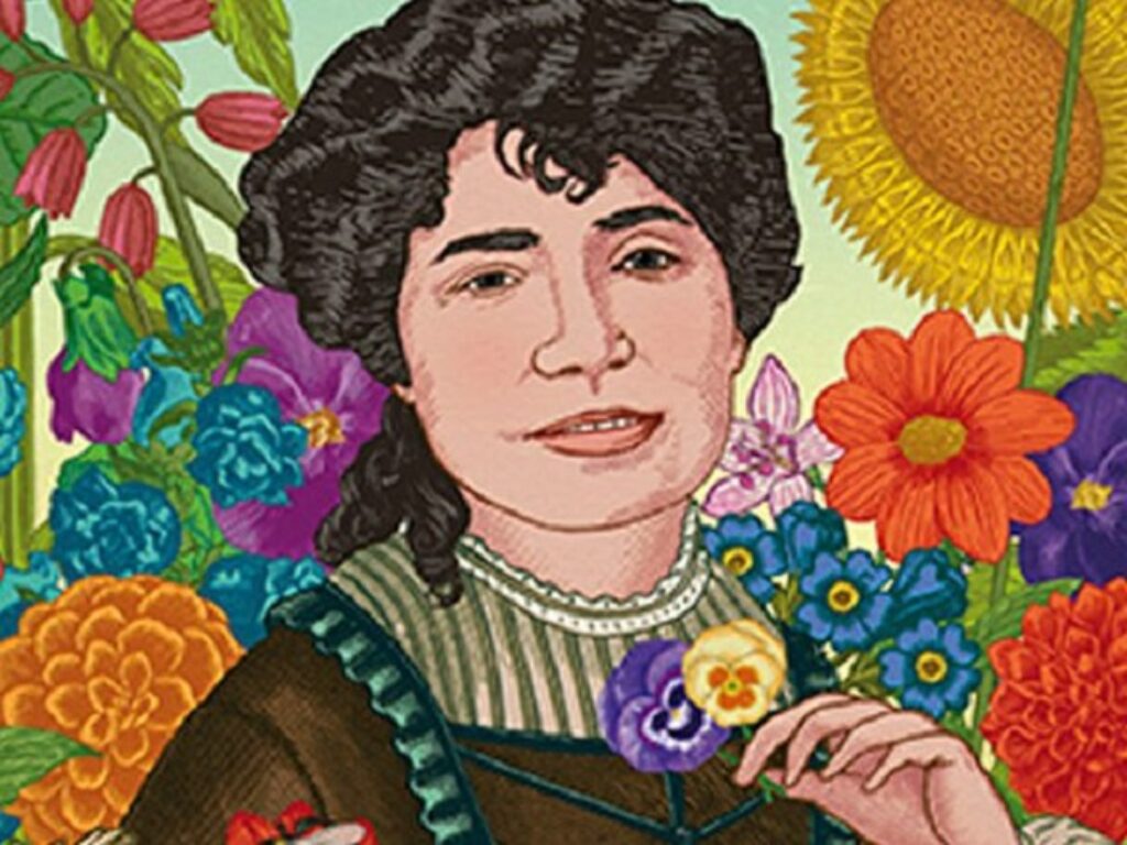 Rosalía de Castro. Ilustración: Luisa Carnes