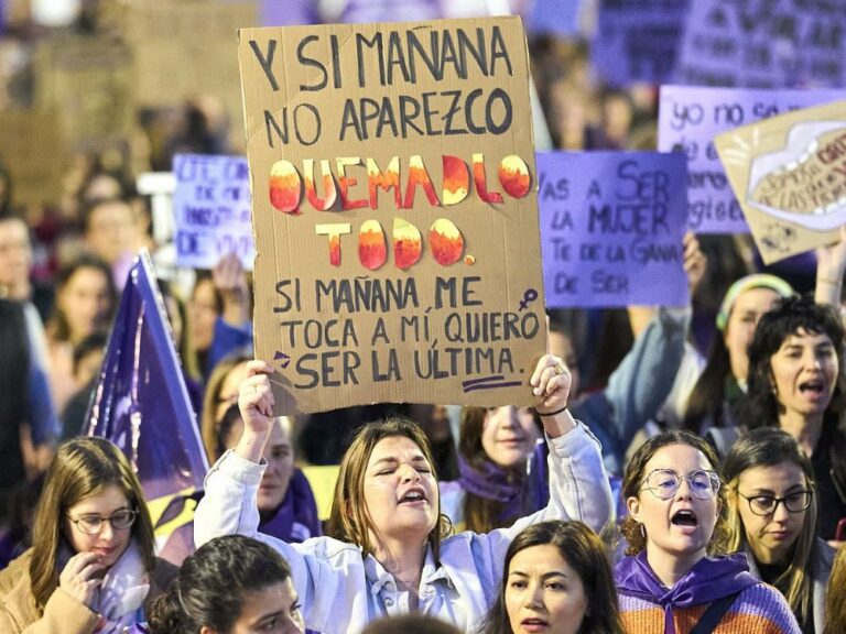 manifestación 8m en Madrid
