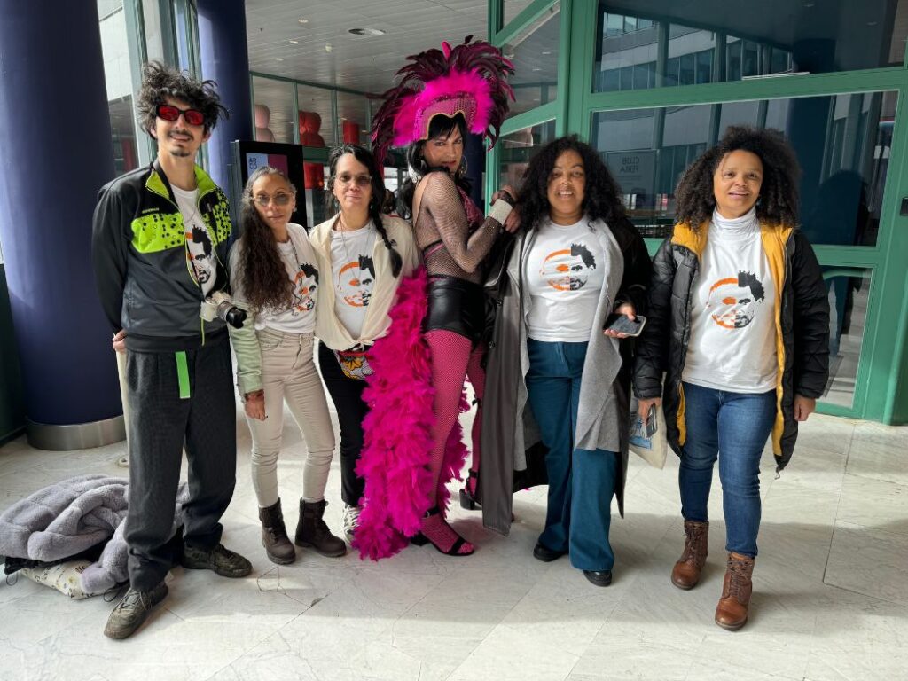 Activistas cubanas en Feria de Arco Madrid