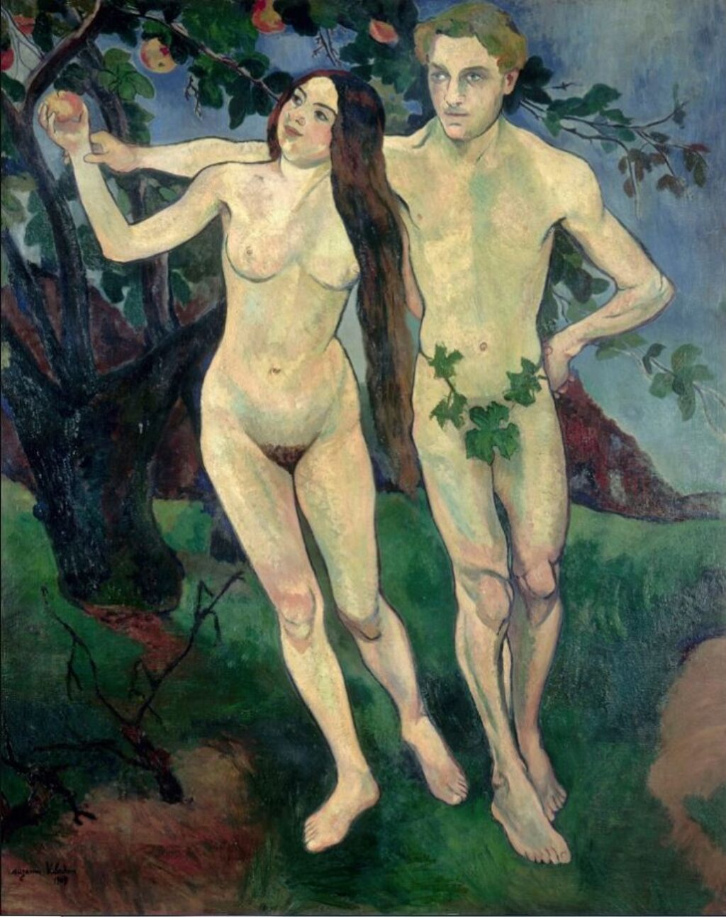 “Adán y Eva”, Suzanne Valadon, 1909.