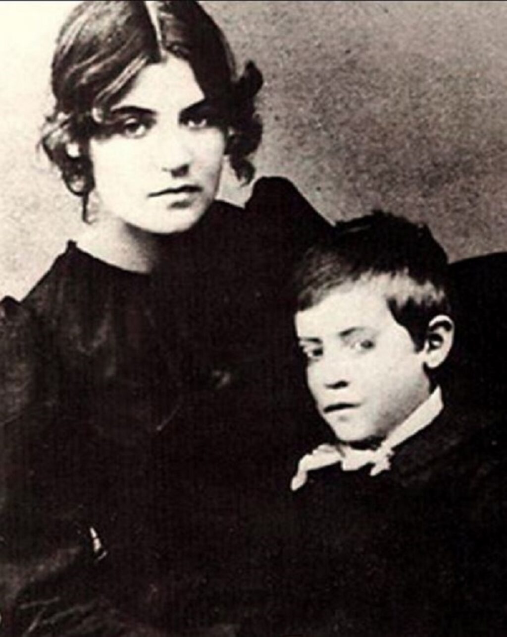 Suzanne Valadon y su hijo Maurice Utrillo.