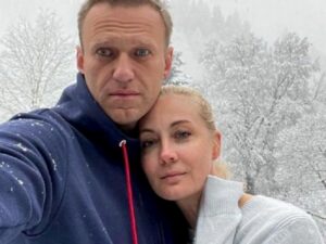 Yulia Navalnaya y Alexei Navalny