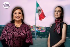Las candidatas a la presidencia de México Xóchitl Gálvez y Claudia Sheinbaum.
