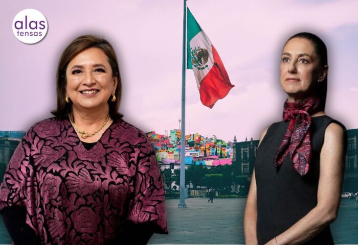 Las candidatas a la presidencia de México Xóchitl Gálvez y Claudia Sheinbaum.
