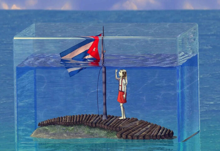 "Acuario", 2013 una obra de la artista cubana Sandra Ramos