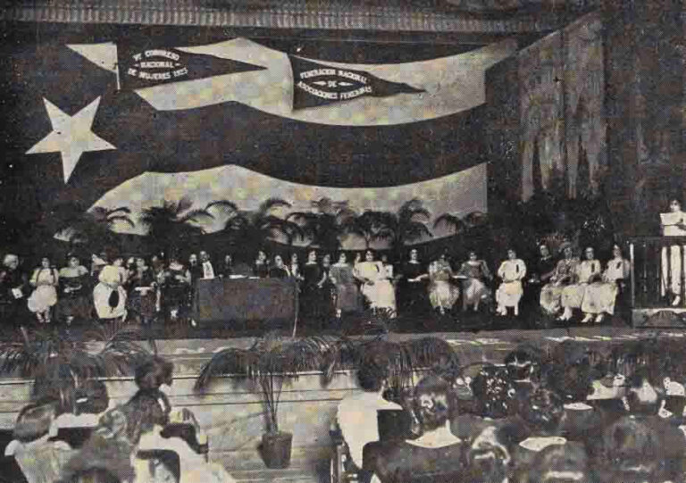 Inauguración del Congreso Nacional de Mujeres.