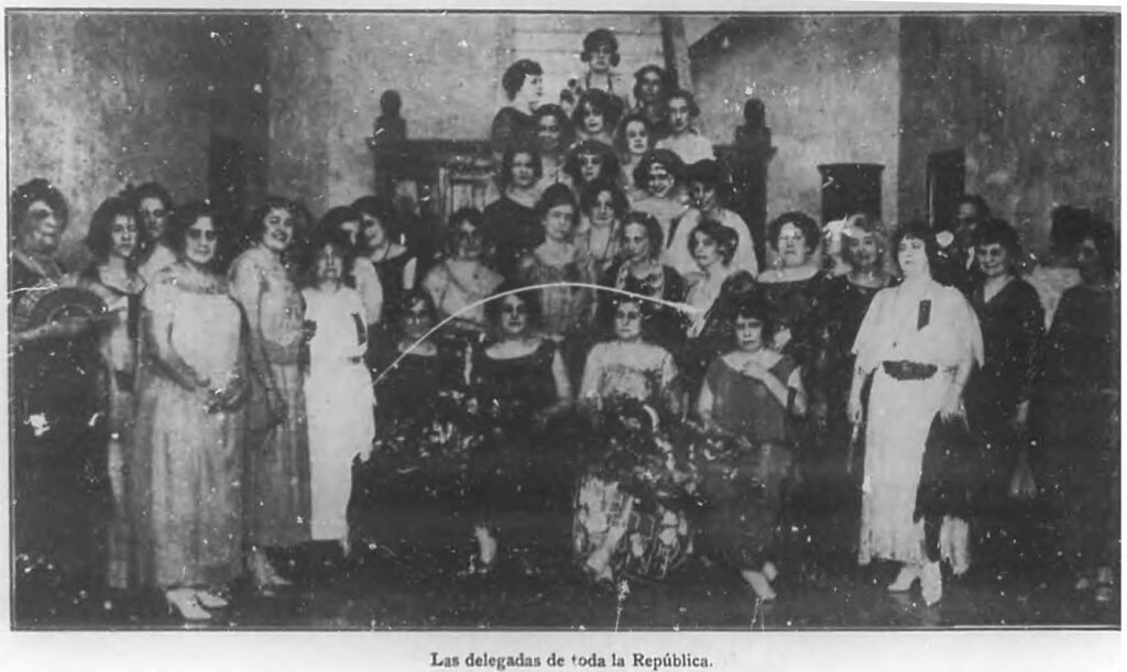 Delegadas al Congreso Nacional de Mujeres.