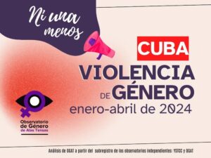 ilustración sobre infografía de feminicidios en Cuba