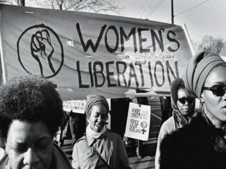 manifestación en Estados Unidos por la liberación de las mujeres