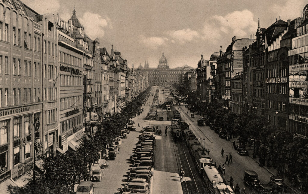Praga en los años 30 del siglo XX.