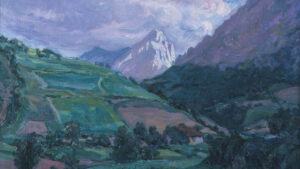 "Amboto plateado" (1916), óleo de Fernando de Amárica.