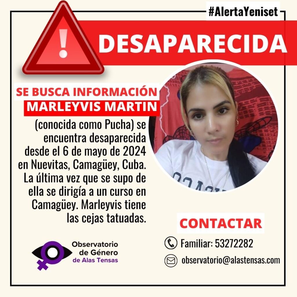 Maileivys Martín desaparecida en Nuevitas